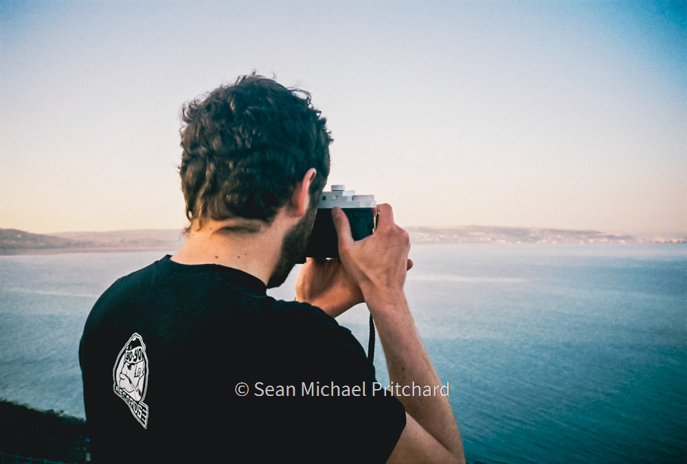 holga camera photographer ocean sunset