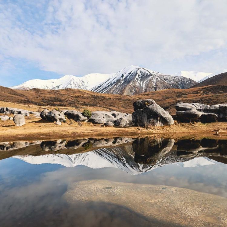 mountain reflection new zealand photography resources
